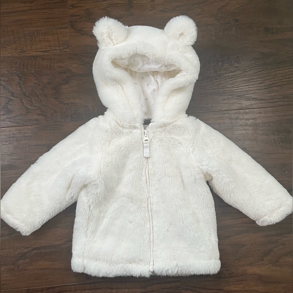 Blue Zoo Faux Fur Baby Jacket